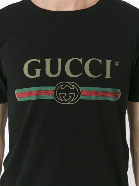 washed t shirt with gucci print|gucci t shirt men's outlet.